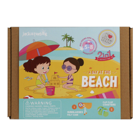 A Day at the Beach 2-in-1 DIY Craft Box