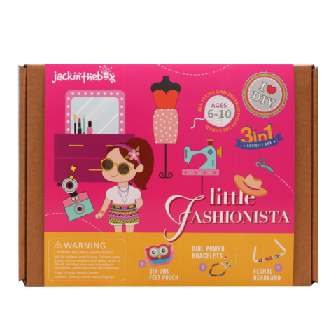 Little Fashionista 3-in-1 DIY Craft Box - The Little Gift Co