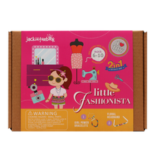 Load image into Gallery viewer, Little Fashionista 2-in-1 DIY Craft Box