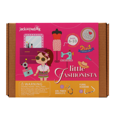 Little Fashionista 2-in-1 DIY Craft Box