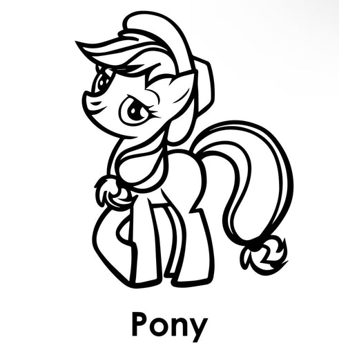 Holographic T-Shirt- Pony