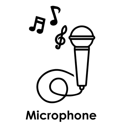 Holographic T-Shirt- Microphone