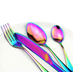 Rainbow Stainless Steel Cutlery- Set of 7