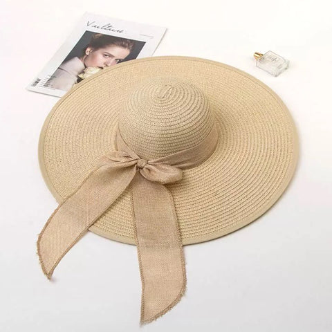 Cream Oversized Hat