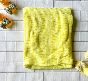 Crochet Blanket with Fox Stuffed Toy
