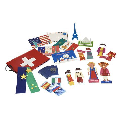 Around the World 6-in-1 DIY Craft Box - The Little Gift Co