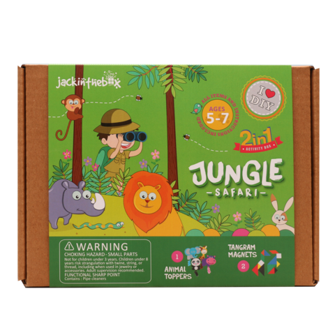 Jungle Safari 2-in-1 DIY Craft Box