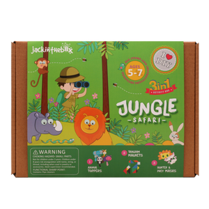 Jungle Safari 3-in-1 DIY Craft Box