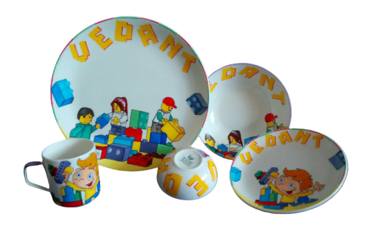 Lego theme Crockery Set - The Little Gift Co