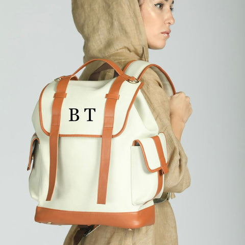 Cream Backpack