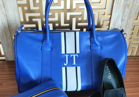 Blue Bag, Light Blue Stripes