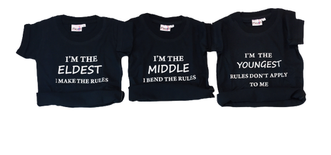 Three Musketeer Siblings Combo (set of 3)