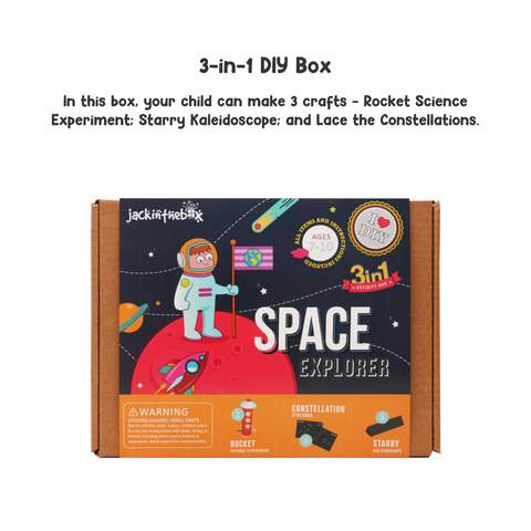 Space Explorer 3-in-1 DIY Craft Box