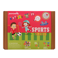 Load image into Gallery viewer, Sports Fanatic 3-in-1 DIY Craft Box