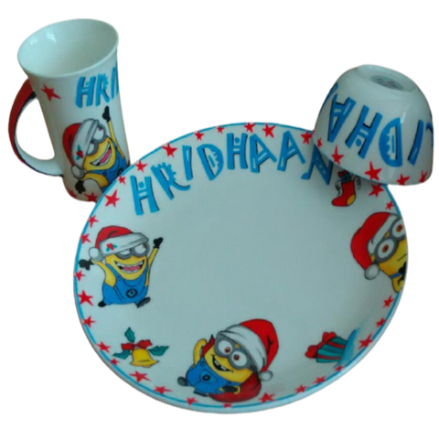 Minions Xmas Crockery Set