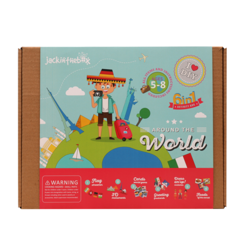 Around the World 6-in-1 DIY Craft Box - The Little Gift Co