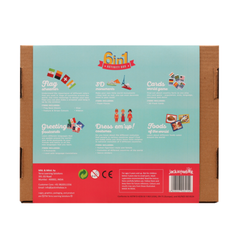 Around the World 6-in-1 DIY Craft Box - The Little Gift Co