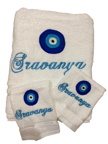 Evil Eye Bath Linen Set