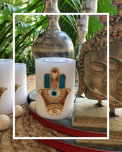 Load image into Gallery viewer, Hamsa Hand Candle