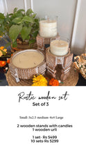 Load image into Gallery viewer, Rustic wooden set