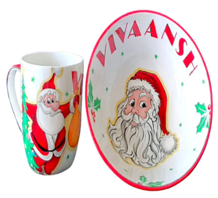 Santa Xmas Crockery Set