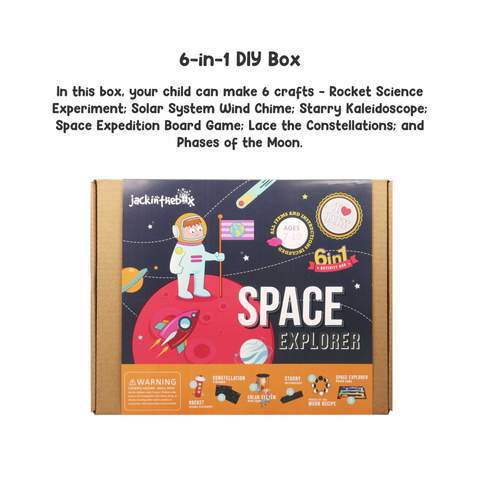 Space Explorer 6-in-1 DIY Craft Box - The Little Gift Co